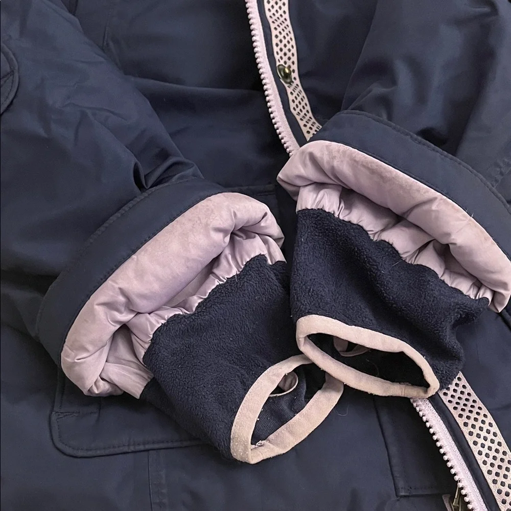 Lands’ End Kids Winter Parka Navy Blue M (10–12)